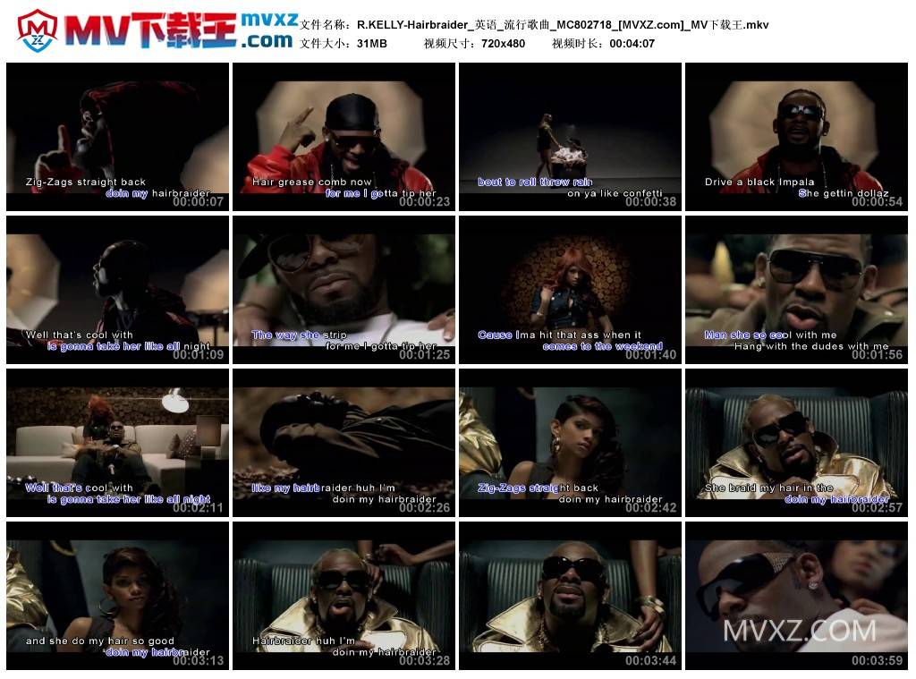 R.KELLY-Hairbraider_英语_流行歌曲_MC802718